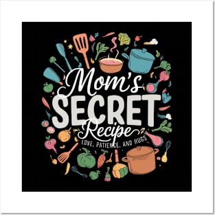 "Mom's Kitchen Magic: Love & Cooking" Posters and Art